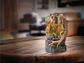 Livarno home Izbová fontána s LED (skala )  (100360139)