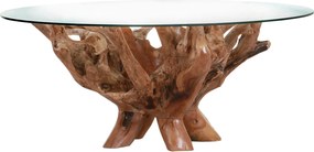 XXXLutz KONFERENČNÝ STOLÍK, hnedá, drevo, sklo, 110/46 cm Landscape - Stolíky do obývačky - 001877038401