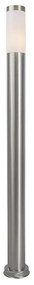 Moderné vonkajšie stĺpové svietidlo oceľové 110 cm IP44 - Rox