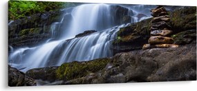 Obraz vodopádu (120x50 cm)