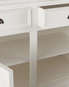 Komoda Dorothee 6 zásuviek, white&amp;natural