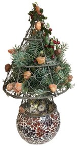 Christmas Tree metal svietidlo CREATIVE LED gemstone 44*20