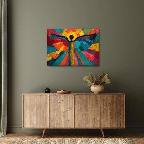 Obraz - Maľovaný anjel (70x50 cm)