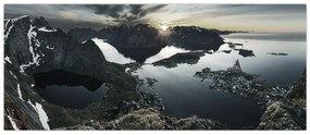 Obraz - Nórske pohorie (120x50 cm)