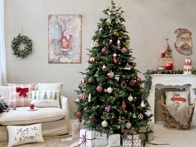 Béžová bavlnená obliečka na vankúš s autíčkom Holidays - 50*50cm