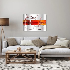 Abstraktný sklenený obraz (70x50 cm)