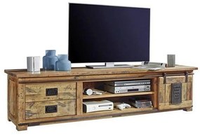 XXXLutz TV DIEL, mangové drevo, prírodné farby, 200/50/55 cm Livetastic - Online Only drobný nábytok - 002741008910