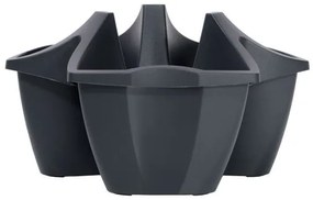 Kvetináč CROWL antracit 48 cm