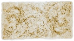 Kusový koberec s vysokým vlasom OMBRE 120 x 160 cm - horčicový