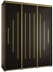 Skriňa 45 Canaris 12 190 čierna/gold