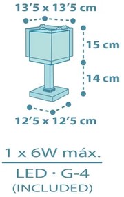 Dalber 63451 - LED detská lampička BABY DINOS 1xG4/4W/230V pestrofarebná