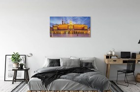 Obraz na plátne Krakov Cloth sunset 140x70 cm