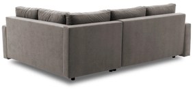 Rohová rozkladacia sedacia súprava GRANDE PLUS - color mikro Pravá Sivá