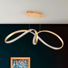 Orion HL 6-1663 - LED Stmievateľný luster na lanku CIRCUS LED/36W/230V zlatá