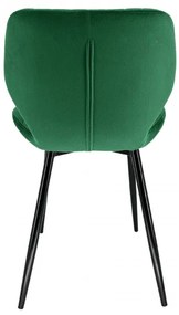 Set štyroch jedálenských stoličiek SJ.17 fľaškovo zelené