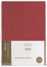 MAKOSATÉNOVÉ PRESTIERADLO NOVA3 200X220 CM, VÝŠKA 30 CM ČERVENÉ