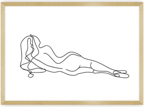 Plagát Figure Line III