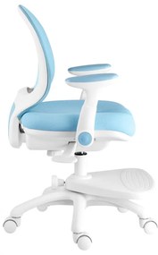Detská rastúca stolička Neoseat KIDDY ONE — látka, modrá