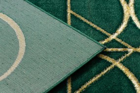 Dywany Łuszczów Kusový koberec Emerald 1010 green and gold - 140x190 cm