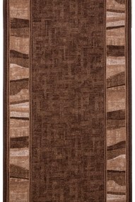 Koberce Breno Behúň LINEA 44, šíře role 100 cm, hnedá
