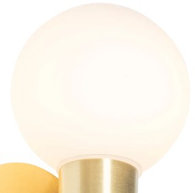 Moderná nástenná lampa zlatá IP44 - Cederic Up