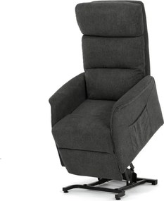 Polohovacie kreslo sivé, elektrické TV-L8960 GREY2