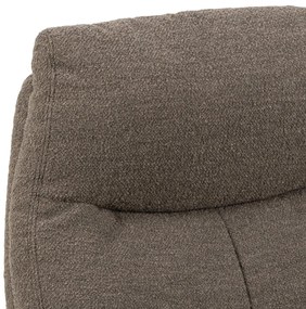 Actona Relaxačné kreslo s podnožkou London - taupe / čierna