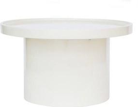 Konferenční stolek Chia 70 cm bílý