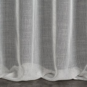 ZÁCLONA NA PÁSKE KIM 2 140X300 CM STRIEBORNÁ