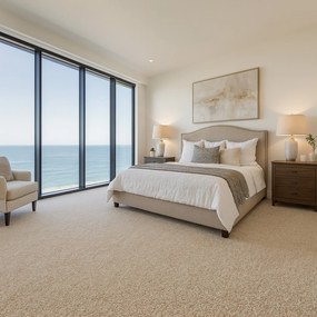 ITC, Metrážny koberec Feliz 034, na mieru, šíře 4m, béžová, filc, detská izba