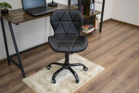 AKCIA Čierne kancelárske kreslo NOTO z eko kože II. akosť