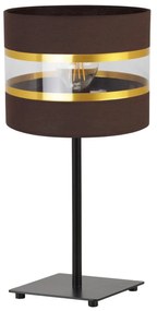 Stolná lampa Elegance, 1x textilné tienidlo (výber zo 6 farieb), (výber z 2 farieb konštrukcie), g, ln
