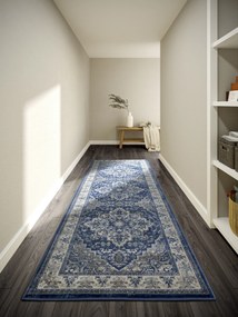 Villeroy & Boch Behúň 106123 Blue, Cream, 80x240, modrá, obývacia izba