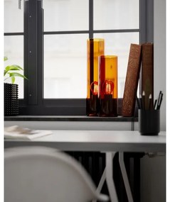 ByRydens 2820570-5512 - Stolná lampa FLAKE 1xE27/8W/230V hnedá/dymová