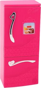 LEAN Toys Kuchynská súprava pre bábiky Príslušenstvo k chladničke a rúre ružová