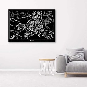Gario Obraz na plátne Plán mesta Bern Rozmery: 60 x 40 cm