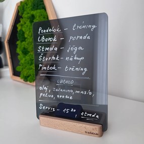 Toptabule.sk  Organizér - stolová popisovacia tabuľa na poznámky