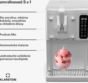 Klarstein SweetSwirl zmrzlinovač, zmrzlina, smoothies a mliečne koktaily, automatické čistenie