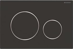 Geberit 115.882.14.1 - Splachovacie tlačidlo Sigma20 24,6x16,4 cm matná čierna