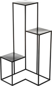 STOJAN NA KVETINÁČ KASKADA 85X40X40 CM ČIERNA