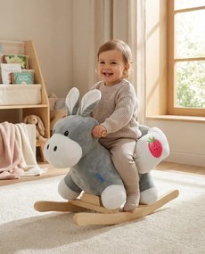Hojdacia hračka s melódiou Baby Mix oslík