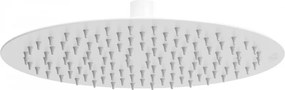 Mexen sprchová nerezová hlavica Round 25 cm, biela, 79225-20
