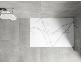 Mexen Hugo, obdĺžniková sprchová vanička SMC 120 x 80 cm, biely kameň, 42158012