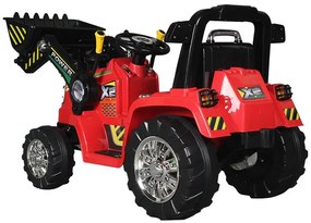 Detské elektrické autíčko BestBerg BBCC-40R - nakladač / od 3 rokov / nosnosť 30 kg / červená