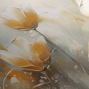 Obraz - Maľba tulipánov (70x50 cm)