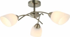 Prisadený luster DONNA 3xE27/60W/230V patina