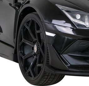 Ramiz Lamborghini SVJ DRIFT elektrické auto pre 2 deti čierne + funkcia driftu + diaľkové ovládanie + MP3 LED + pomalý štart