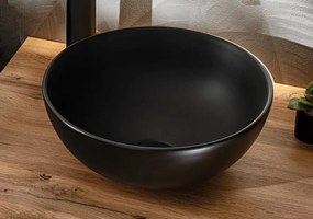 Keramické umývadlo DOMI MB | čierna