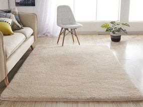 TZ Béžový obdĺžnikový koberec Alpaka Rozmer: 80x150 cm
