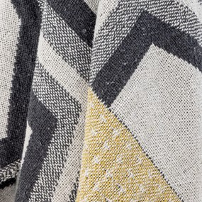 Bloomingville Prehoz z recyklovanej bavlny Annli Grey 160 x 130 cm